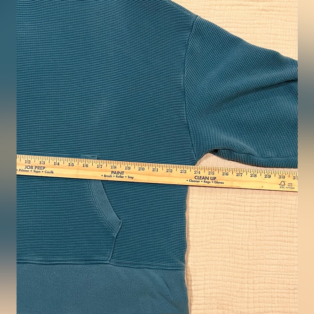 ATHLETA Plus Size Balance Waffle Hoodie Sweatshirt Size 1X - Picture 8 of 15